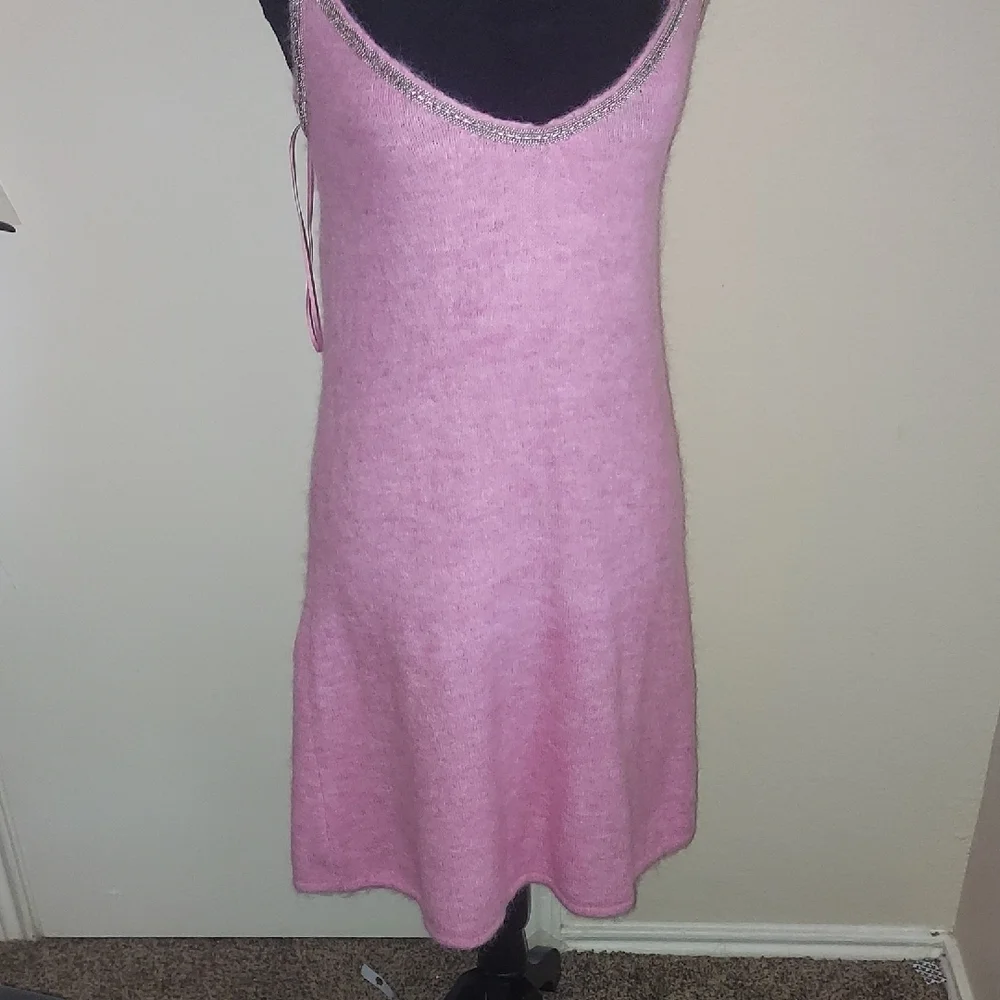 Zara NEW Pink Alpaca Wool Blend Garment - Picture 4 of 8